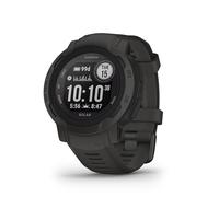 Garmin Instinct 2 Solar, Smartwatch, 45mm, Rugged design, Ricarica solare, Autonomia infinita, +30 app multisport, GPS, Cardio, SpO2, Garmin Pay, Connect IQ (Graphite)