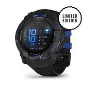 Garmin Instinct 3, Smartwatch, 50mm, Display AMOLED 1,3", Lunetta in metallo, 10ATM, GPS Multi-band, Torcia, 90+ App per lo Sport, Pay, Autonomia 24 giorni, (Bolt Blue)