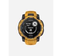 Garmin Instinct 3, Smartwatch, 45mm, Display SOLAR, Lunetta in alluminio, GPS Multi-band, 10ATM, Torcia LED, 90+ App per lo Sport, Pay, Connect IQ, Autonomia 28 giorni (Sunburst)