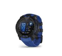 Garmin Instinct 3, Smartwatch, 45mm, Display AMOLED 1,2", Lunetta in metallo, GPS Multi-band, 10ATM, Torcia LED, 90+ App per lo Sport, Pay, Autonomia 18 giorni, (Bolt Blue)
