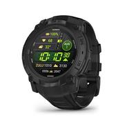 Garmin Instinct 3 - Tactical Edition, 50mm Smartwatch GPS, Black | Display AMOLED 1,3", 10ATM, GPS Multi-band, Torcia LED, 90+ App Sport, Funzioni tattiche e balistiche, Autonomia 24 giorni