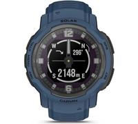 Garmin Instinct Crossover - Solar, Smartwatch ibrido, 45mm, Ricarica solare, Rugged design e Lancette Super-Luminova, Autonomia 70 giorni, +30 Sport, GPS, Cardio, SpO2, Activity Tracker (Tidal Blue)