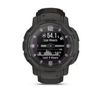 Garmin Instinct Crossover - Solar, Smartwatch ibrido, 45mm, Ricarica solare, Rugged design e Lancette Super-Luminova, Autonomia 70 giorni, +30 Sport, GPS, Cardio, SpO2, Activity Tracker (Graphite)