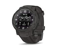 Garmin Instinct Crossover Solar, Smartwatch ibrido robusto con capacità di ricarica solare, lancette analogiche e display digitale, grafite, regolabile