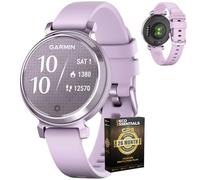 Garmin Lily 2 010-02839-01 Smartwatch lilla metallizzato con cinturino in silicone lilla | Modello partner ufficiale USA | Bundle con 2 anni CPS Enhanced Protection Pack