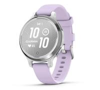Garmin Lily 2 Active, Smartwatch per Donne, Elegante e Compatto, 38mm, Display LCD 1.3'', Quadrante decorato, GPS, Notifiche, Pay, Autonomia 9 giorni, Silver & Purple Jasmine