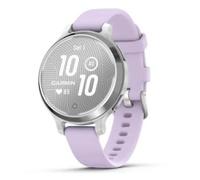 Garmin Lily 2 Active, Smartwatch per Donne, Elegante e Compatto, 38mm, Display LCD 1.3'', Quadrante decorato, GPS, Notifiche, Pay, Autonomia 9 giorni, Silver & Purple Jasmine