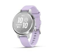 Garmin Lily 2 Active, Smartwatch per Donne, Elegante e Compatto, 38mm, Display LCD 1.3'', Quadrante decorato, GPS, Notifiche, Pay, Autonomia 9 giorni, Silver & Purple Jasmine