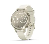 Garmin Lily 2 Active, Smartwatch per Donne, Elegante e Compatto, 38mm, Display LCD 1.3'', Quadrante decorato, GPS, Notifiche, Pay, Autonomia 9 giorni, Lunar Gold & Bone