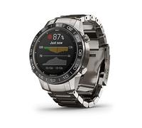 Garmin MARQ Aviator, orologio da uomo di lusso progettato per la tua passione per l'aviazione, visualizza percorsi di volo, bollettini meteorologici, registrazione del volo iniziale e altro ancora