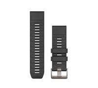 Garmin QuickFit, cinturino in silicone nero/grigio ghiaia 20 mm, 26mm, Silicone