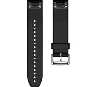 Garmin QuickFit - cinturino per orologio - nero argento - per Approach S60 fenix 5 5 Sapphire Forerunner 935 quatix 5 5 Sapphire