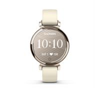 Garmin Lily 2, Smartwatch Elegante e Compatto, 35 mm, Cassa in Metallo, Lente Decorata, Touchscreen, GPS Connesso, Activity Tracker, Cardio, PulseOx, App Fitness e Sport, Cream Gold & Coconut