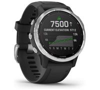 GARMIN - Smartwatch Fenix 6S Solar Impermeabile Display 1.2 pollici Cardiofrequenza GPS Bluetooth Colore Nero Argento