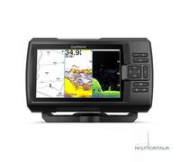 Garmin Striker Vivid 7cv, Fishfinder a colori da 7 pollici e trasduttore sonar facile da usare, tavolozze di colori del sonar a scansione vivida (010-02552-00)