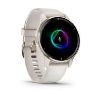 Garmin Venu 2 Plus, Smartwatch AMOLED 1,3", Microfono e cassa, Musica, Garmin Pay, +25 App sport, GPS, Cardio, SpO2 (Cream Gold & Ivory)