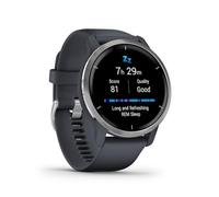 Garmin Venu 2, Smartwatch AMOLED 1,3", Cassa da 45mm, Autonomia 11 giorni, Garmin Pay, Musica, +25 Sport, GPS, Cardio, SpO2 (Silver & Granite Blue)