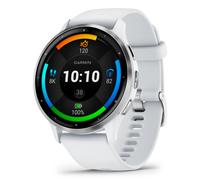 Garmin Venu 3, Silver/White, Silicone band