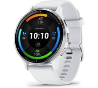 Garmin Venu 3, Silver/White, Silicone band