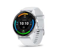 Garmin Venu 3, Smartwatch AMOLED 1,4", Cassa 45mm, Microfono e Speaker, Musica, Pay, +30 App sport, GPS, Cardio, SpO2, Autonomia 14 giorni (Whitestone & Silver)