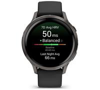 Garmin Venu 4, 41mm, Smartwatch per il fitness, Display AMOLED 1,2", Speaker e Microfono, Comandi Vocali, GPS Multi-band, Torcia, 80+ App per lo Sport, Autonomia 10 giorni (Black & Slate)