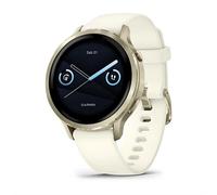 Garmin Venu 4, 41mm, Smartwatch per il fitness, Display AMOLED 1,2", Speaker e Microfono, Comandi Vocali, GPS Multi-band, Torcia, 80+ App per lo Sport, Autonomia 10 giorni (Beige & Lunar Gold)