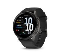 Garmin Venu 4, 45mm, Smartwatch per il fitness, Display AMOLED 1,4", Speaker e Microfono, Comandi Vocali, GPS Multi-band, Torcia, 80+ App per lo Sport, Autonomia 12 giorni (Black & Slate)