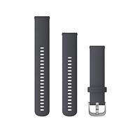 Garmin Venu Bracciale in Silicone Blu Granito Fibbia Argento, 20 mm