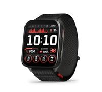 Garmin® Venu® X1, smartwatch GPS sottile e leggero, display AMOLED, funzioni avanzate di salute e fitness, nero con fondello in titanio ardesia e cinturino in nylon ComfortFit nero