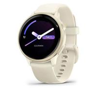 Garmin vívoactive 6, Smartwatch AMOLED 1,2" (2.000 nit), Cassa 42mm, Musica, Pay, +80 Sport, GPS, Cardio, Coach, Dinamiche di corsa, App Mobility, Autonomia 11 giorni (Bone & Lunar Gold)