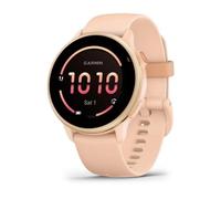 Garmin vívoactive 6, Smartwatch AMOLED 1,2" (2.000 nit), Cassa 42mm, Musica, GarminPay, +80 Sport, GPS, Cardio, Coach, Dinamiche di corsa, App Mobility, Autonomia 11 giorni (Pink Dawn)