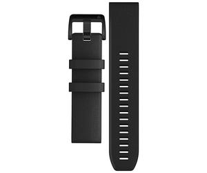 Garmin Watch Band QuickFit 22 - Nero con componenti neri in acciaio inossidabile