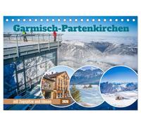 Garmisch-Partenkirchen mit Zugspitze und Eibsee (Tischkalender 2026 DIN A5 quer), CALVENDO Monatskalender: Beeindruckende Landschaftsfotografie mit ... Urlaubserinnerung aus Garmisch-Partenkirchen.