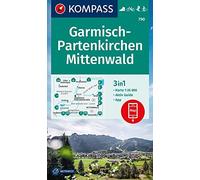 Garmisch-Partenkirchen / Mittenwald + Aktiv Guide (790): 3in1 Wanderkarte, mit Aktiv Guide inklusive Karte zur offline Verwendung in der KOMPASS-App. Fahrradfahren. Skitouren. Langlaufen.