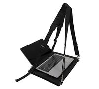 GARMISH Imbracatura per Laptop - Scrivania portatile a mani libere con cinghie regolabili fino a 16 pollici per Computer Portatile, tablet, MacBook, ecc - Completo di Panno in Microfibra