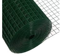 Garmix Rotolo di rete verde per protezione uccelli/voliera/gabbia fori 25x25 mm Diametro filo (50cm, 10m, 1,20mm)
