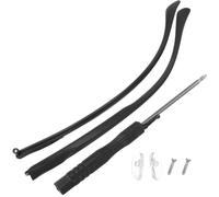 Garneck 1 Paio di Aste di Ricambio per Accessori per la Riparazione di Occhiali Design Ergonomico e Processo Galvanico Adatte per Uso Quotidiano e Sportivo