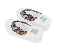 Garneck 1 Paio Infradito Estive con Spesso e Piattaforma Antiscivolo con Decorazione Scarpe e Leggere per Vacanze Al