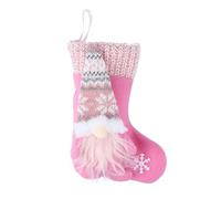 Garneck 1 Pz Calzini Senza Volto Granchio Che Striscia Giocattolo per Rosa Calza Figurine Pantofole Coniglio Giocattolo Ponderato Calze di Natale Calzini Rosa Pelosi Carini Peluche
