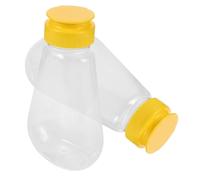 Garneck 1 Set Bottiglie per Condimenti con Funnel da Bottiglie Squeeze per Marmellate e Salse Contenitori Pratici e Antileak per