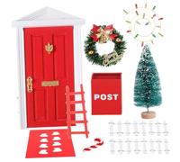 Garneck 1 Set Decorazioni per Casa delle Natale Arredamento per Micro Accessori Natalizi per Decorare Case Dei Giocattoli e Fotografie