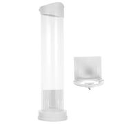 Garneck 1 set di porta coni per cialda: dispenser per coni gelato per macchine per gelato - supporto di stoccaggio in plastica trasparente per un servizio efficiente e ordinato