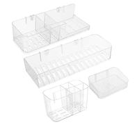 Garneck 1 Set Organizer Murale Foratura per Articoli da Toeletta Design e Versatile per Tutti Tipi Superfici