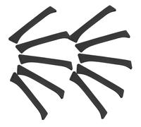 Garneck 10 Pezzi Coprilama e Accetta in Plastica Nera Resistente e Flessibile, Protezione Antiruggine per Attività All'aperto come Taglio Alberi e Campeggio