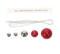 Garneck 10 pezzi Sfere Pendolo Semplice per Esperimenti di Materiali Plastica e Metallo Strumento Didattico per Scuola Media Attrezzatura per Apprendimento e Principi Fisici