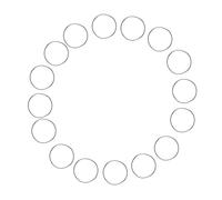 Garneck 100pezzi Anello Di Collegamento Per Lampadario Anello Gocce Di Cristallo Perline Per Lampadario Anelli Divisi Realizzato in Acciaio Inossidabile Per Vari Apparecchi Di Illuminazion