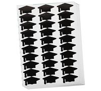 Garneck 10fogli Adesivi Cappellini Decalcomanie Autoadesive Confezioni Regalo Laurea Dottore Adesivi Fai da Te Scrapbooking Decorazioni Festival