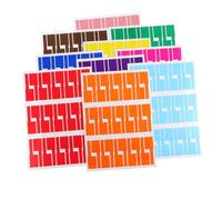 Garneck 10fogli Etichette Per Fascette Stringicavo Etichette Stampabili Colorate Scrivibili Compatibili Scrittura Mano e Resistente Agli Strappi