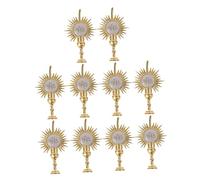 Garneck 10pezzi Cake Topper Oro Per Comunione e Battesimo Decorazioni Per Torte Religiose Abbellimenti Per Feste e Celebrazioni Spirituali Facile Installazione e Design Elegante