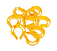 Garneck 10pezzi Fermaporte Antipizzico Per Ragazzo Ragazza Sicurezza Plastica Per Porte Di Bagno e Camera Da Letto Stopper Per Porte Per Bimbi Colore Giallo